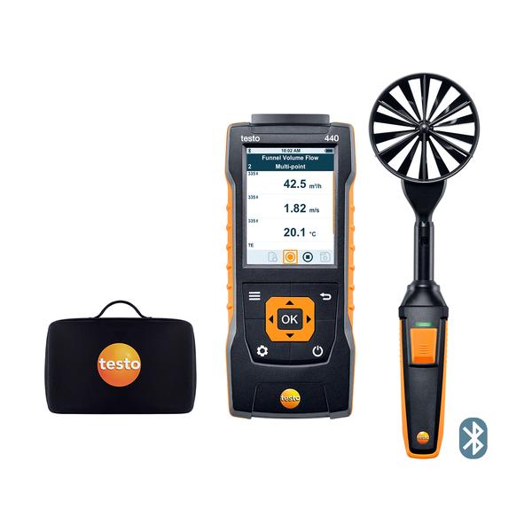 TESTO ベーン式風速計 testo 440 100粍ベーン式風速プローブセット 0563 4403