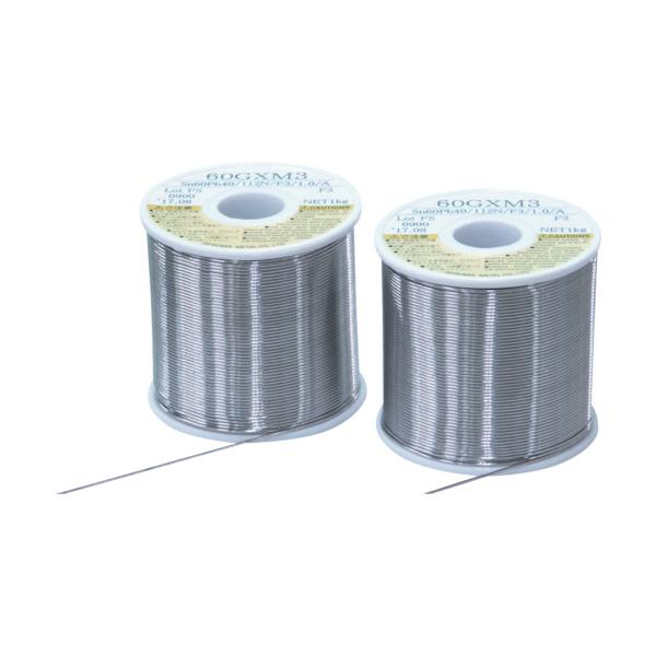 石川 やに入りはんだ スーパーロヂン 60GXM3(すず60%/鉛40%)-1.6粍-1kg 60GXM3-16