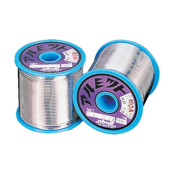 アルグローヴ 鉛入り口・入口やに入りはんだ KR-19 難はんだ後ばらい用 1.0粍 KR19-60A-2.5-1.0MM