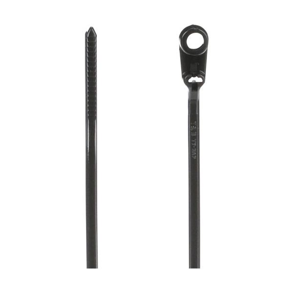 TY-Rap 結束バンド パネル固定用 耐候 黒色 取付穴径4.4mm 幅3.5×長さ151mm 1000本入り TY34MX