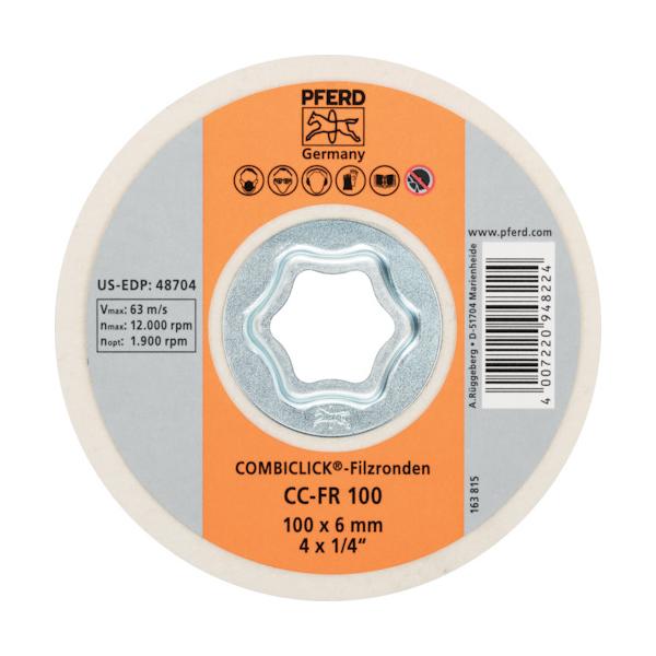 PFERD レコード盤調査報告 コンビクリックフェルトディスク 948224【5個】