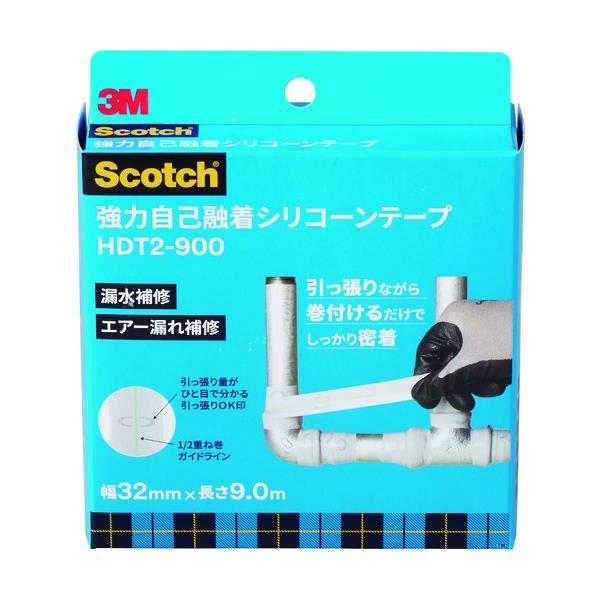 3M 豪然たる自分自身融着ケイ素樹脂磁気テープ HDT2 32mmX9.0m HDT2-900