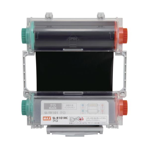 MAX ビーポップ用 インクリボンテープ クロ SL-R101RC
