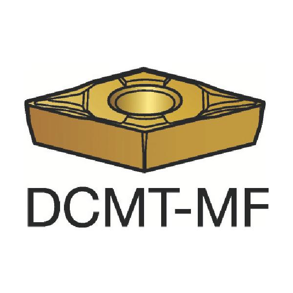 SANDVIK コロターン107 旋削用ポジチップ(120) 2025 DCMT 11 T3 04-MF 2025【10個】|工具の楽市