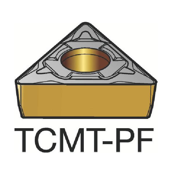 SANDVIK コロターン107 旋削用ポジ心付け(120) 5015 TCMT 09 02 04-PF 5015【10個】