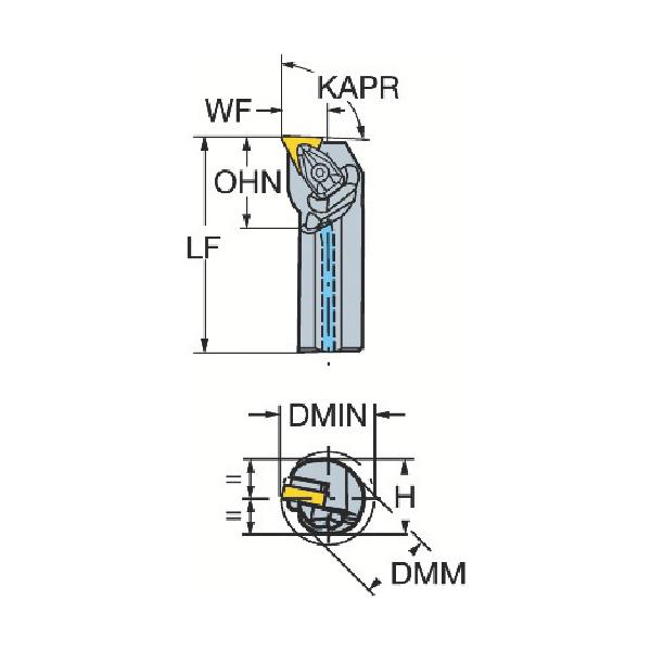 SANDVIK コロターンRC ネガ心付け用原油生産働き口(410) A25T-DTFNL 16