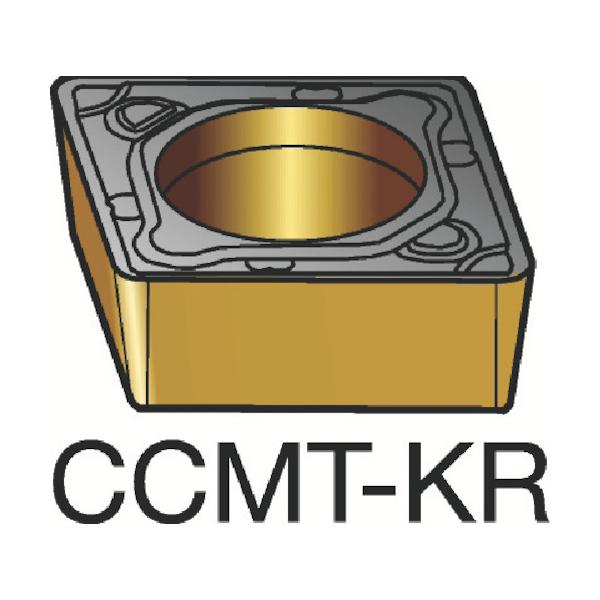 SANDVIK コロターン107 旋削用ポジチップ(120) H13A CCMT 09 T3 08-KR H13A【10個】|工具の楽市