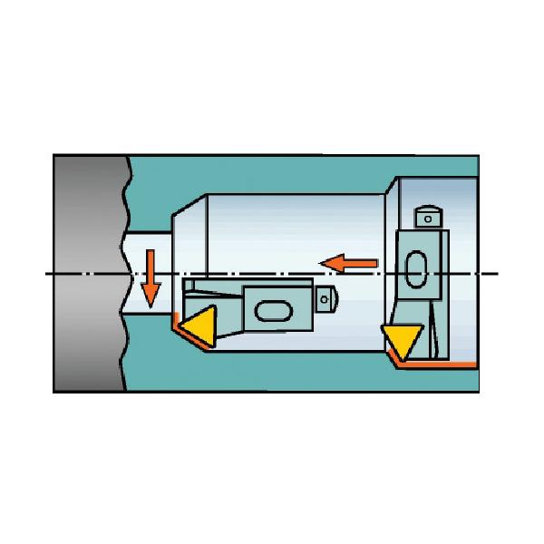 SANDVIK コロターン107 ポジ心付け用薬莢(470) STTCR 12CA-16-M