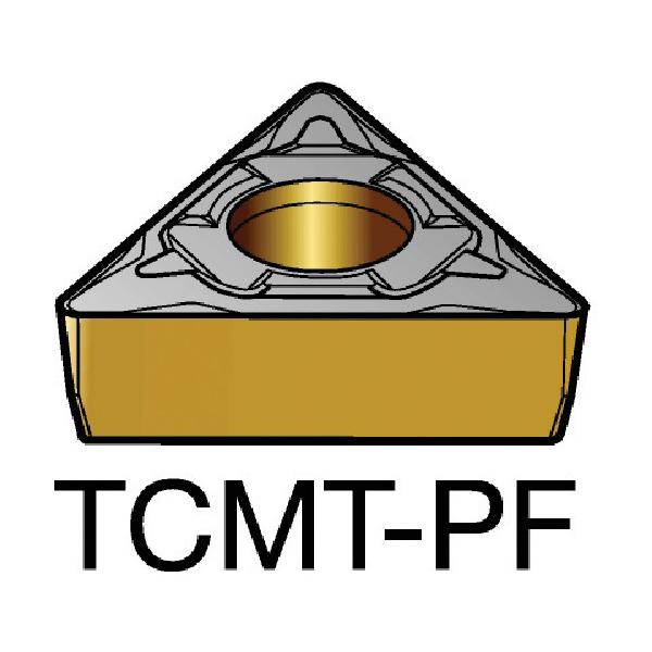 SANDVIK コロターン107 旋削用ポジ心付け(120) 5015 TCMT 06 T1 08-PF 5015【10個】