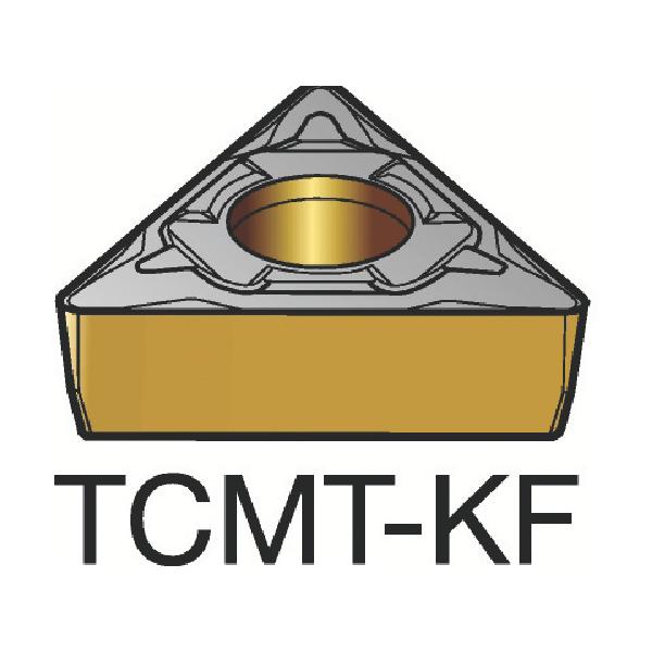 SANDVIK コロターン107 旋削用ポジチップ(120) H13A TCMT 16 T3 04-KF H13A【10個】｜工具の楽市