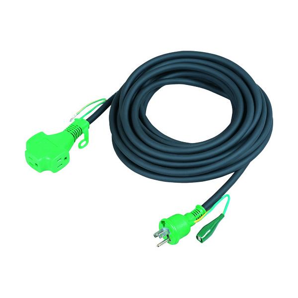 NICHIDO トリプルポッキン取りひろげる吊りひも 地びた付 10m VCT1.25×3 黒 PPTVS-10E-BK