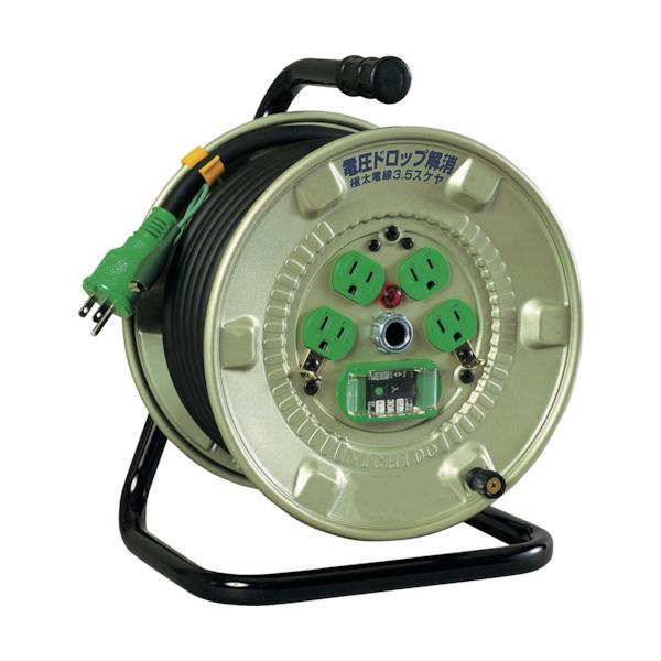 NICHIDO 電気工膜鳴楽器 100V 短絡保護すること専用ブレーカー付 極太電話線 20m NNP-EB24F