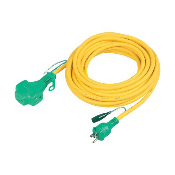 NICHIDO トリプルポッキン取りひろげる吊りひも 地びた付 10m VCT1.25×3 黄 PPTVS10E-Y Y