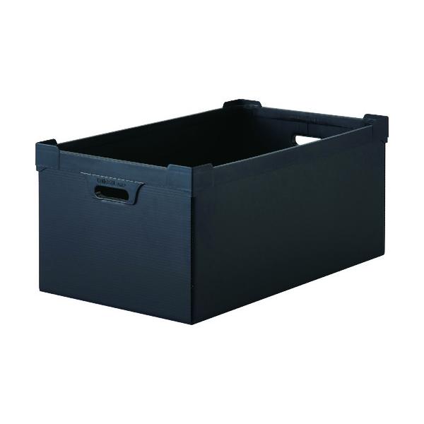 TRUSCO(トラスコ) 導電性ダンボールプラスチックケース 45L 黒いこと DP-560D-5N≪店卸し資産境界線≫