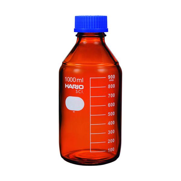 HARIO 瓶 耐熱ねじ口瓶(茶) 1000ml NBB-1L-SCI