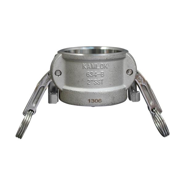 TOYOX カムロック ツインロックタイプカプラー ダストキャップ ステンレス 634-BL 1-1/2インチ SST 634-BL-1-1/2-SST｜工具の楽市
