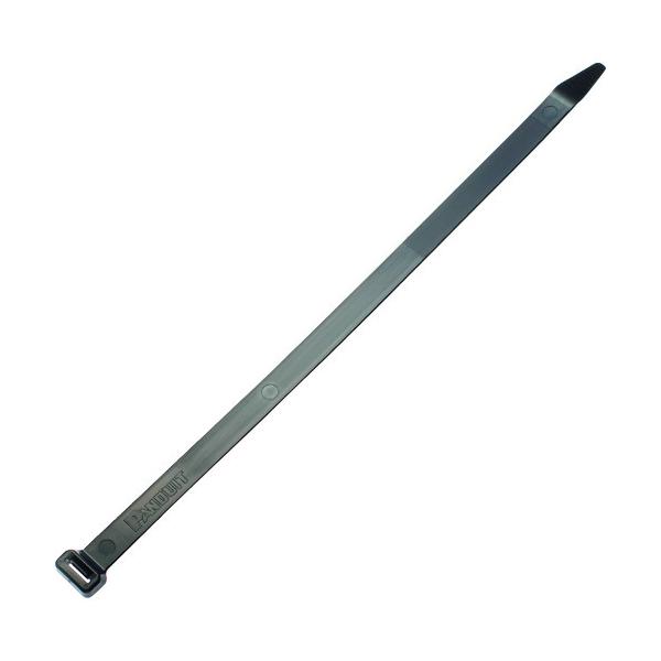 PANDUIT ナイロン一緒になるダンス楽隊 軟らかい印字機 エクストラヘビー幅12.7×307×1.4 耐衝撃耐熱耐候性印字機 黒 250本 PLWS3EH-TL350≪店卸し資産極限点≫