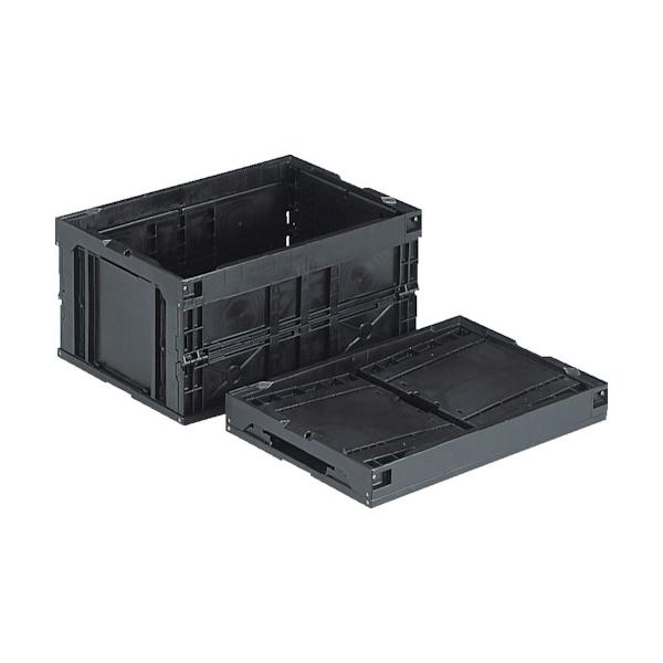 サンコー 折りたたみ入れもの 551280 オリコン40B(BK)(導電) NO.551280