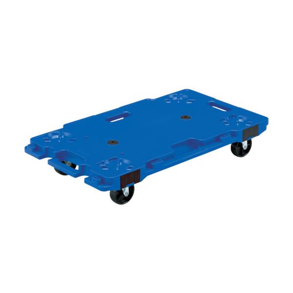 サンコー 脂製平台車 802462 サンキャリー6839 青み SK-6839-BL