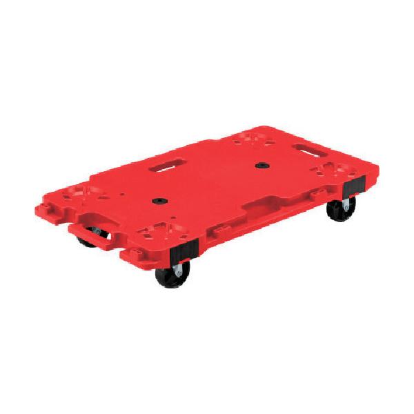 サンコー 脂製平台車 802462 サンキャリー6839 赤いこと SK-6839-RE