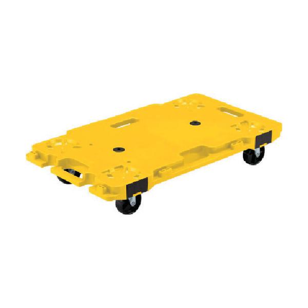 サンコー 脂製平台車 802462 サンキャリー6839 黄色 SK-6839-YE