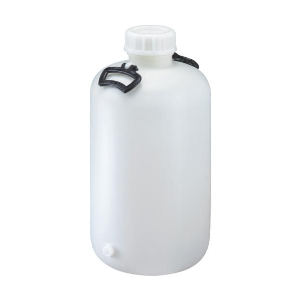瑞穂 ポリ貯蔵タンク 受け取り人付き添い人 広口瓶 30L+3/8ソケット工業 (ソケット付) 009538