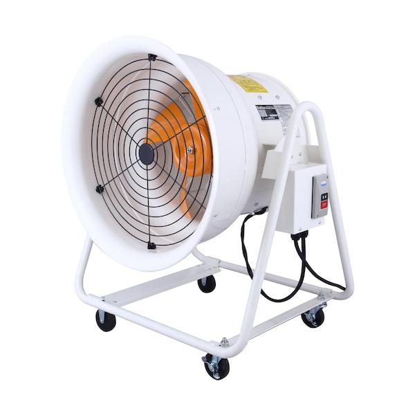 Suiden 送風機 こでかファン ハネ径400mm 低騒音タイプ 100V 角度調節可能 4輪キャスター付 SJF-404A-1|工具の楽市