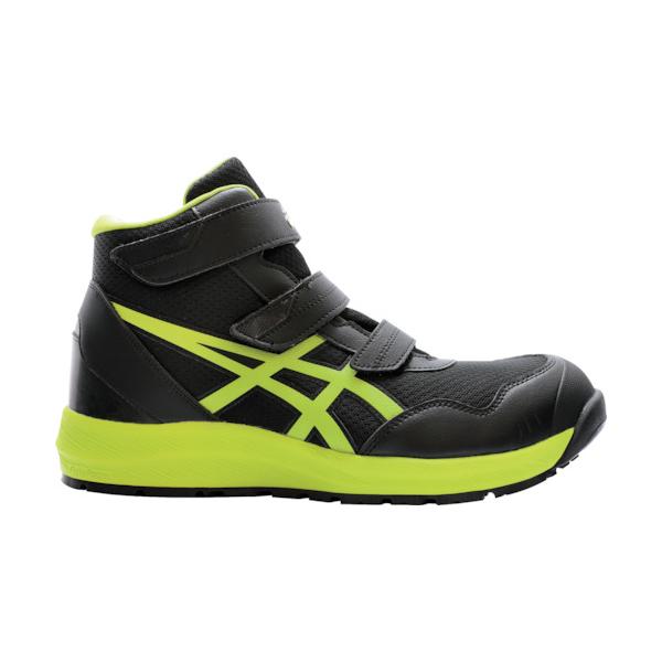 ASICS ウィンジョブCP216 ブラックXネオンライム 25.5cm 1273A076.001-25.5≪オススメ≫｜工具の楽市