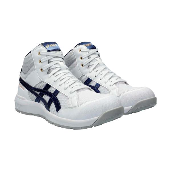 ASICS ウィンジョブ CP218 ホワイト/ピーコート 23.0cm 1273A091.101-23.0≪オススメ≫|工具の楽市