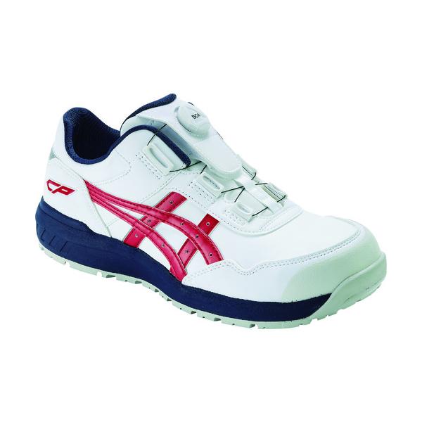 ASICS ウィンジョブCP306 BOAホワイト/クラシックレッド 27.5cm 1273A029.100-27.5≪オススメ≫|工具の楽市