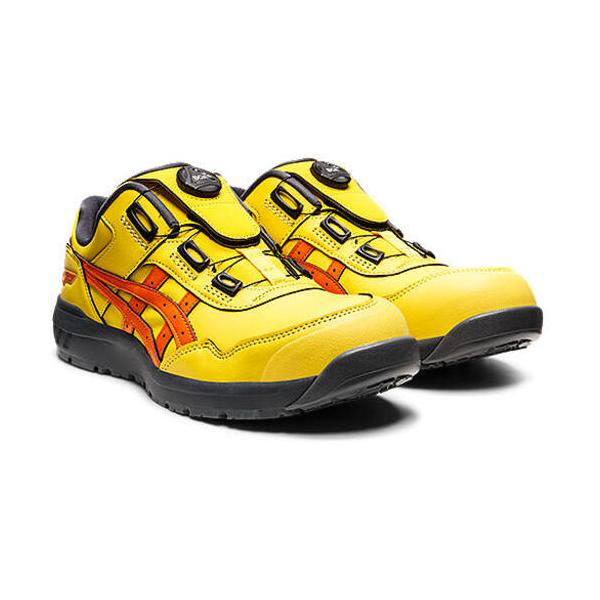 ASICS ウィンジョブCP306 BOAヴァイブラントイエロー&times;ハバネロ 30.0cm 1273A029.750-30.0≪オススメ≫≪在庫限り≫｜工具の楽市
