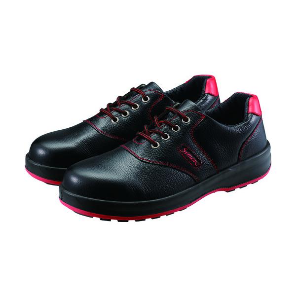 シモン 安全靴 短靴 SL11-R黒/赤 24.5cm SL11R-24.5|工具の楽市