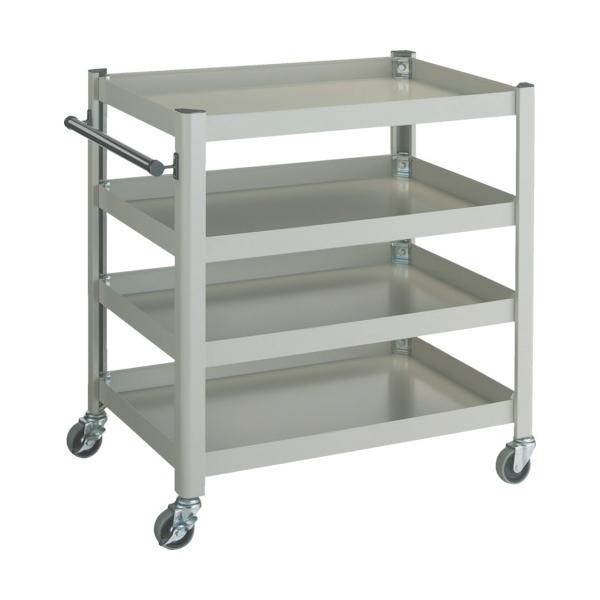 TRUSCO(トラスコ) コンビネーションワゴン 643X427XH880 4段 TCW-81A3|工具の楽市