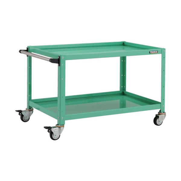 TRUSCO(トラスコ) ツールワゴン バーディワゴン 900X600XH600 ウレタン車輪 ヤンググリーン BDW-692U-YG|工具の楽市