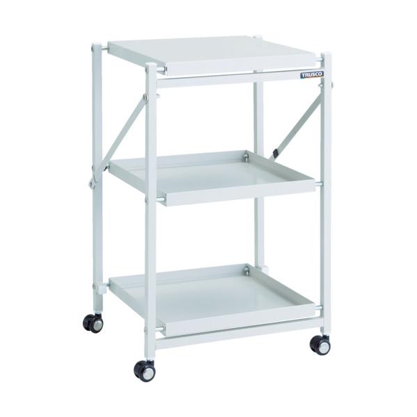 TRUSCO(トラスコ) ワンタッチワゴン W370XD370XH700 3段 WTW-733|工具の楽市