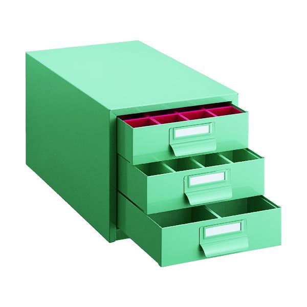 TRUSCO(トラスコ) ツールケース 233X410XH222 引出3段 プラボックス付 PT-36CN|工具の楽市