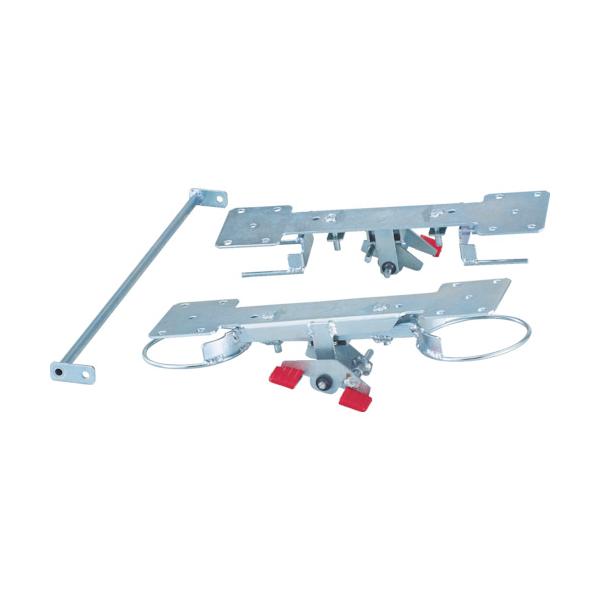 TRUSCO(トラスコ) 樹脂台車 グランカート用リング式 自在2輪固定2輪ストッパー TP-800JKRS-4|工具の楽市