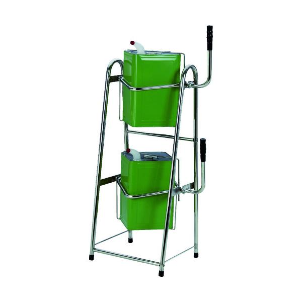 MECHANICS ステンレス一斗缶スタンド 二段式 KK-18WS｜工具の楽市