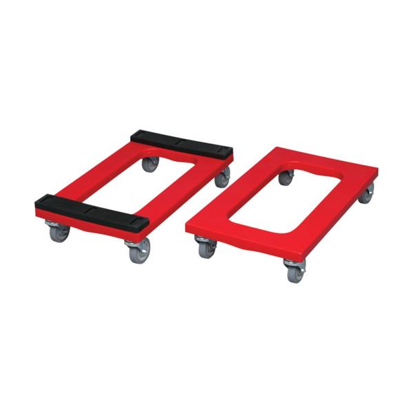 ラバーメイド 【売切廃番】コンテナ台車 フラッシュデッキドーリー 補強バー入り 均等荷重454kg 9T5505≪在庫限り≫｜工具の楽市