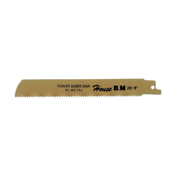 ハウスB.M バイメタルセーバーソーブレード 5枚入り 厚鋸 200&times;8 PWB-200｜工具の楽市