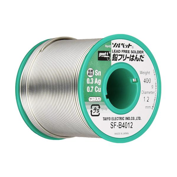 グット 鉛フリーリール巻はんだ400g SF-B4012｜工具の楽市