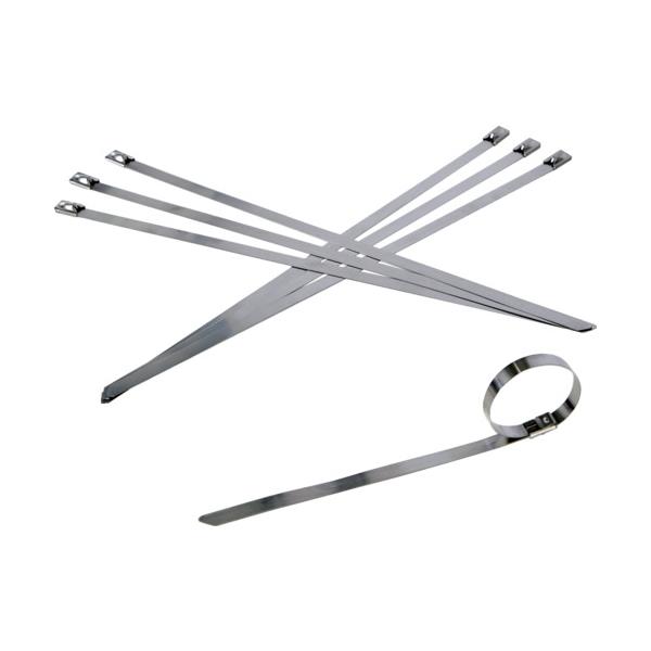TRUSCO(トラスコ) ステンレスケーブルタイ W4.6X300L (100本入) TRSCV-300ST｜工具の楽市