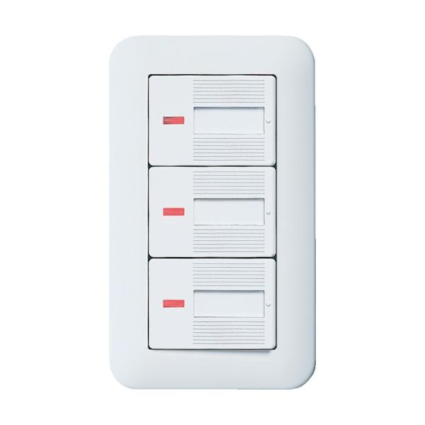 Panasonic コスモワイド埋込パイロット・ほたるトリプルスイッチB WTP50413WP｜工具の楽市