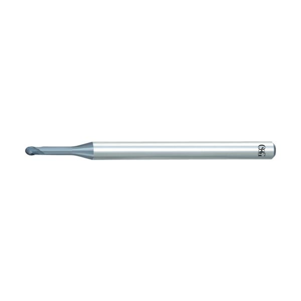 OSG 超硬ボールエンドミル WXLコート2刃(深リブボール形) ボール半径0.1mm 刃長0.16mm 首下長0.5mm 3110205 WXL-LN-EBD-R0.1X0.5X4｜工具の楽市