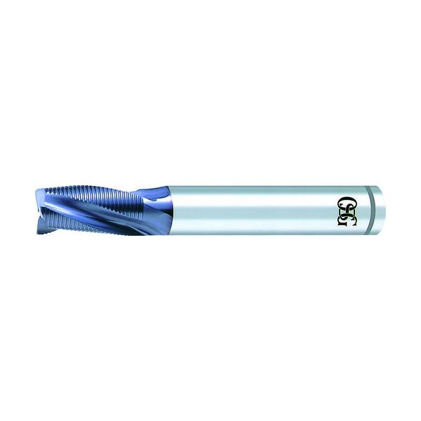 OSG VコートXPMラフィング ロングシャンク ショート ファインピッチ 3刃 刃径6mm 刃長11mm 全長80mm 8455656 VLS-XPM-RESF-6X3F｜工具の楽市