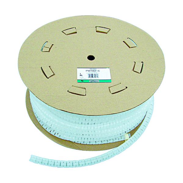 PANDUIT 電線保護チューブ スリット型スパイラル パンラップ 束線径12.0Φmm 61m巻き ナチュラル PW50F-T PW50F-T｜工具の楽市