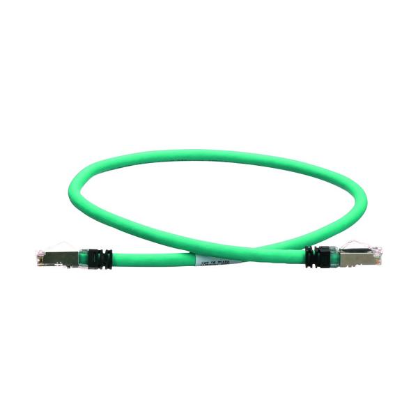 PANDUIT CAT5E 高ノイズ対応産業用LANケーブル 緑青 3m ISTPHCH3MTL|工具の楽市