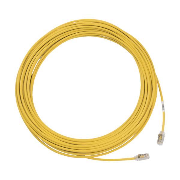 PANDUIT カテゴリ6A細径シールドパッチコード 15m 黄 STP28X15MYL|工具の楽市