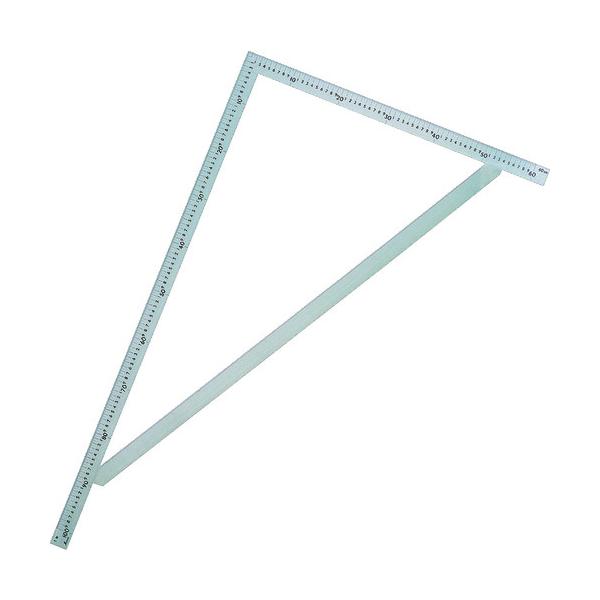 シンワ 筋交付大金目盛付ステン1m&times;60cm 63121｜工具の楽市