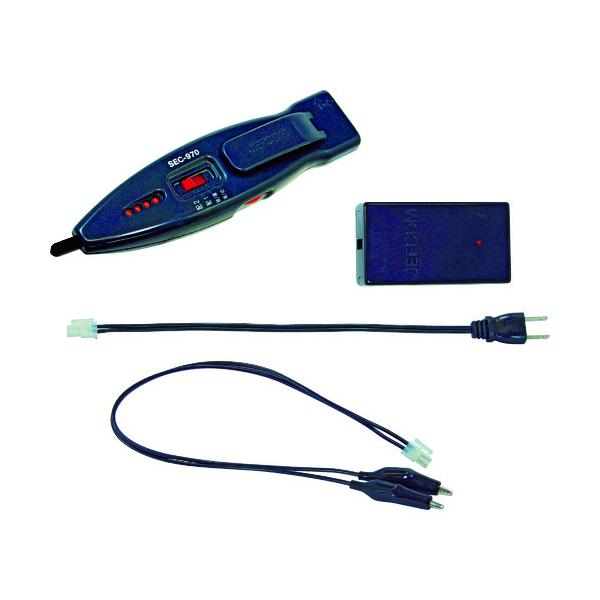 DENSAN ブレーカー配線チェッカー 活線対応セット SEC-970｜工具の楽市